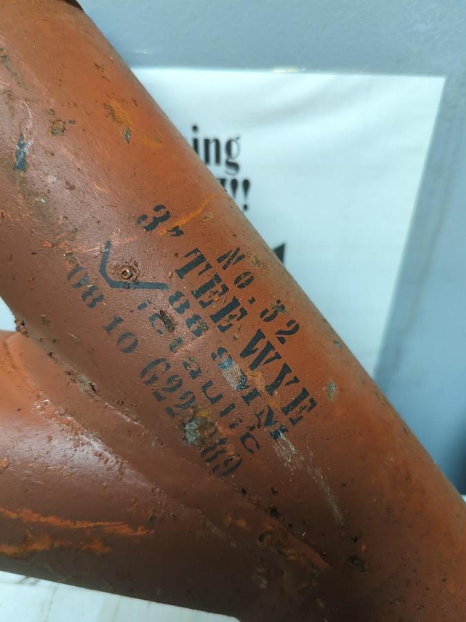 VICTAULIC,NO.3,3 INCH TEE WYE PIPE FITTING NOS