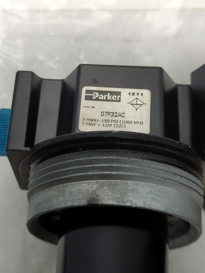 Used PARKER,07R313AC,REGULATOR ASSEMBLY 07F32AC-17L32BE PRE-OWNED