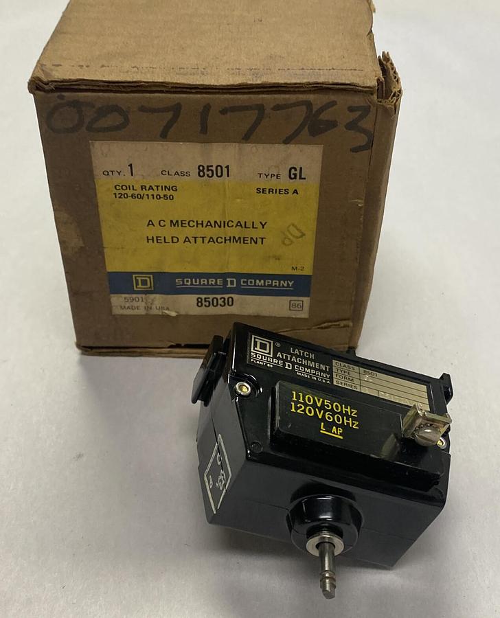 SQUARE D,8501-GL AC,MECHANICALLY HELD ATTACHMENT NOS