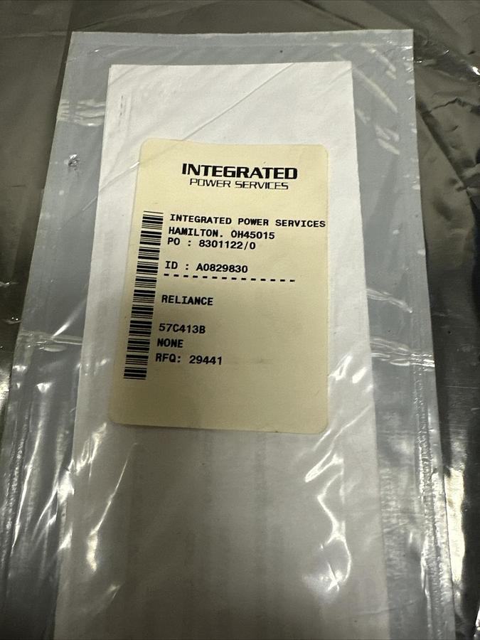 Used Reliance Electric,57C413B,Common Memory Module