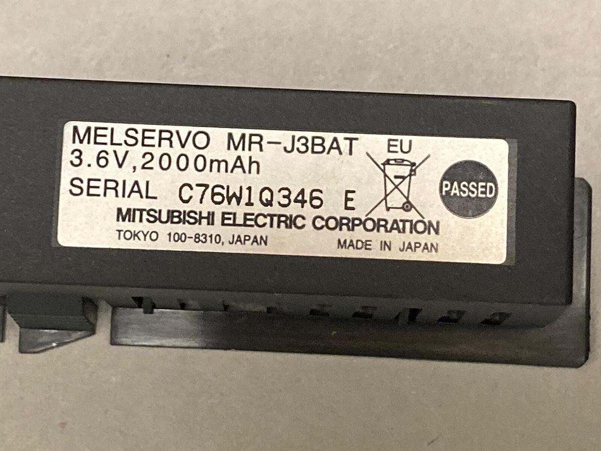 Used Mitsubishi Melservo,MR-J3BAT,PLC Battery 3.6V 2000mAh LOT OF 10