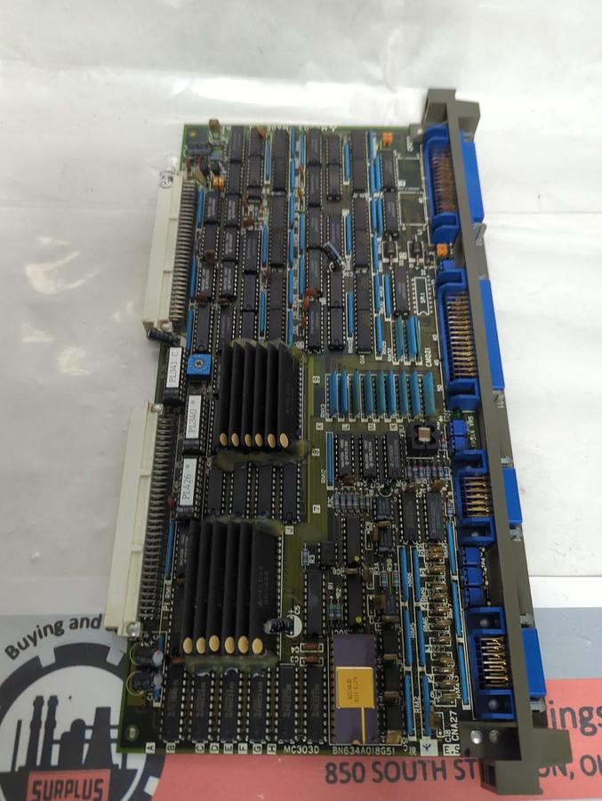 Used MITSUBISHI,BN634A018G51,CIRCUIT BOARD MC303 PRE-OWNED