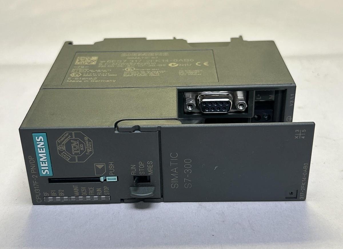 Used SIEMENS,6ES7317-2FK14-0AB0,SIMATIC S7 CENTRAL PROCESSING UNIT