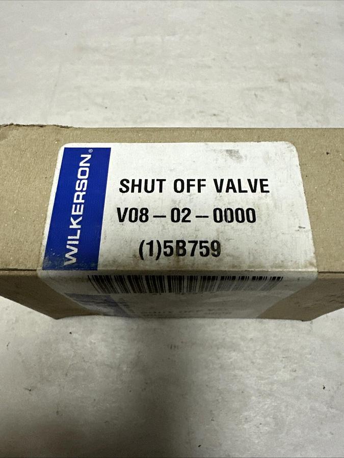 Used Wilkerson,V08-02-0000,Shut Off Valve