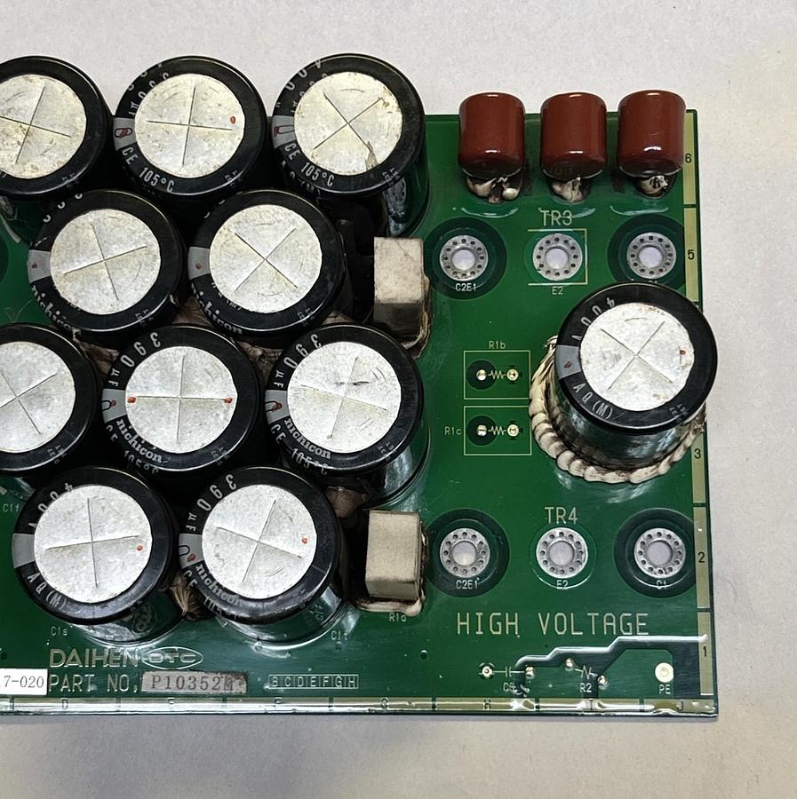 Used DAIHEN OTC,P10352M,DP400 WELDER CIRCUIT BOARD