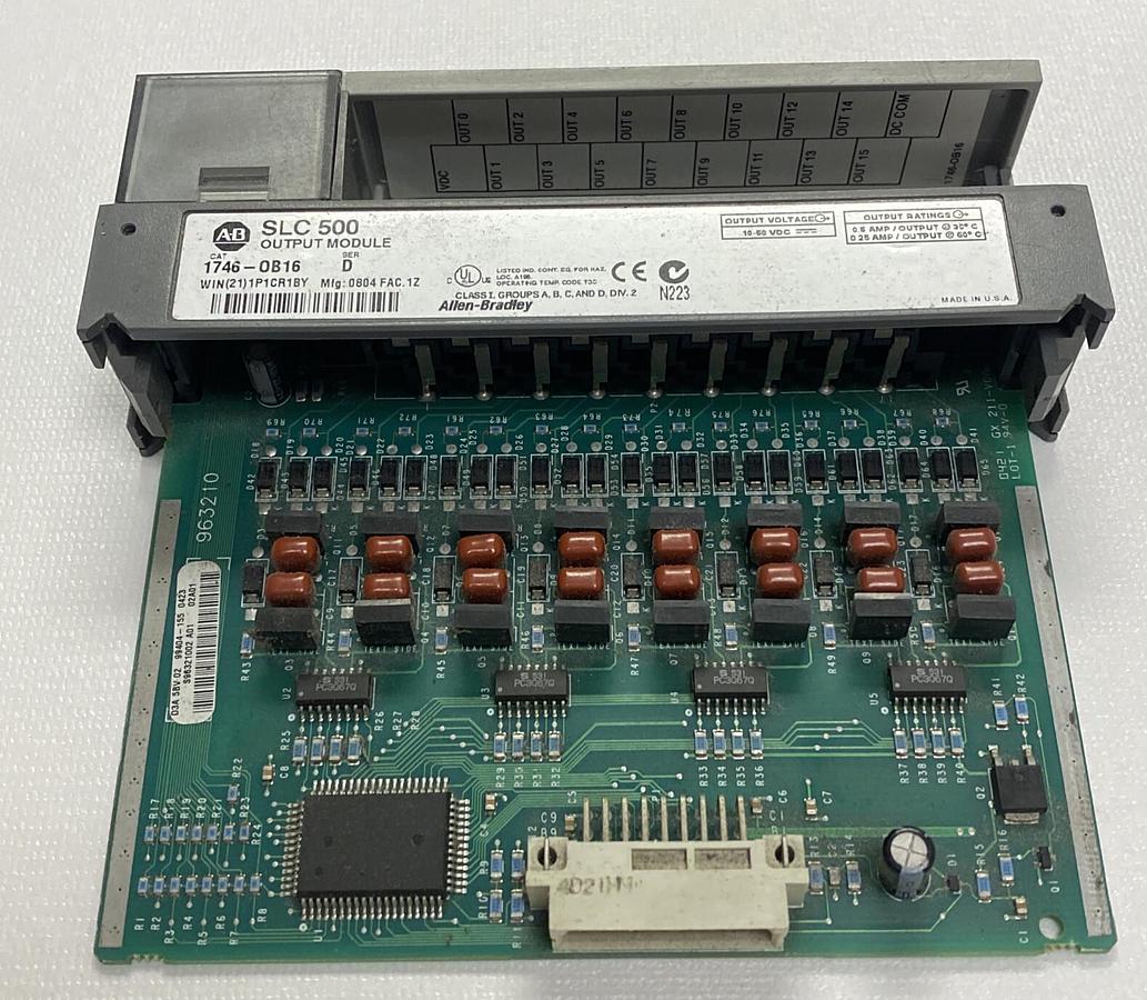 Allen Bradley,1746-0B16,Ser D Output Module NOS