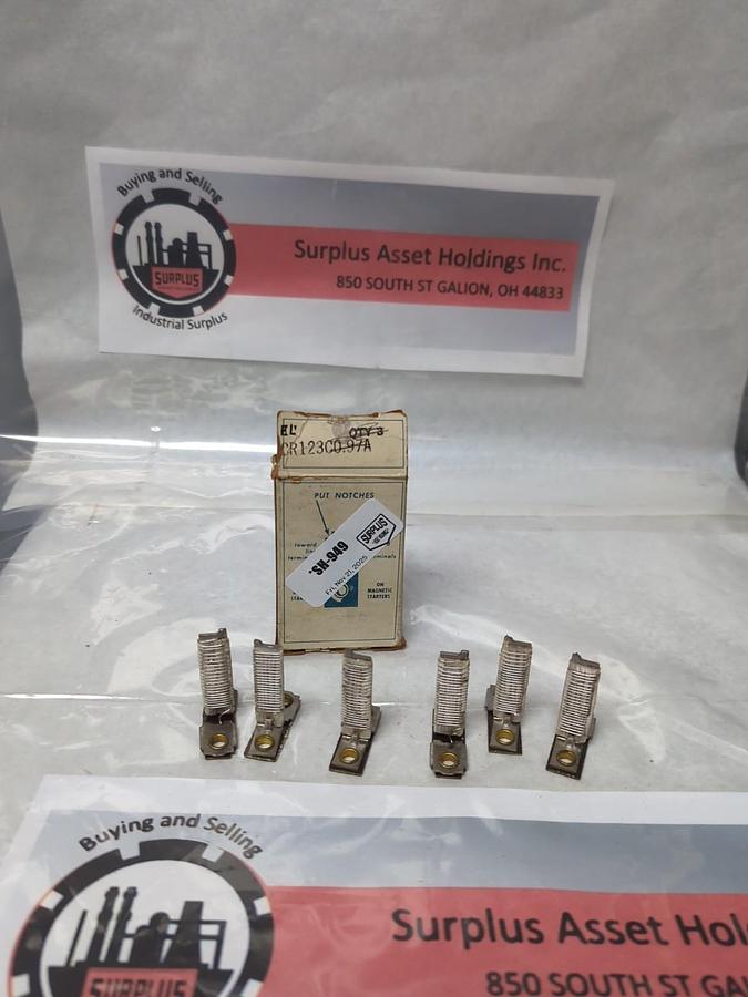 GE,CR123C0.97A,THERMAL OVERLOAD HEATER ELEMENT LOT OF 6 NOS