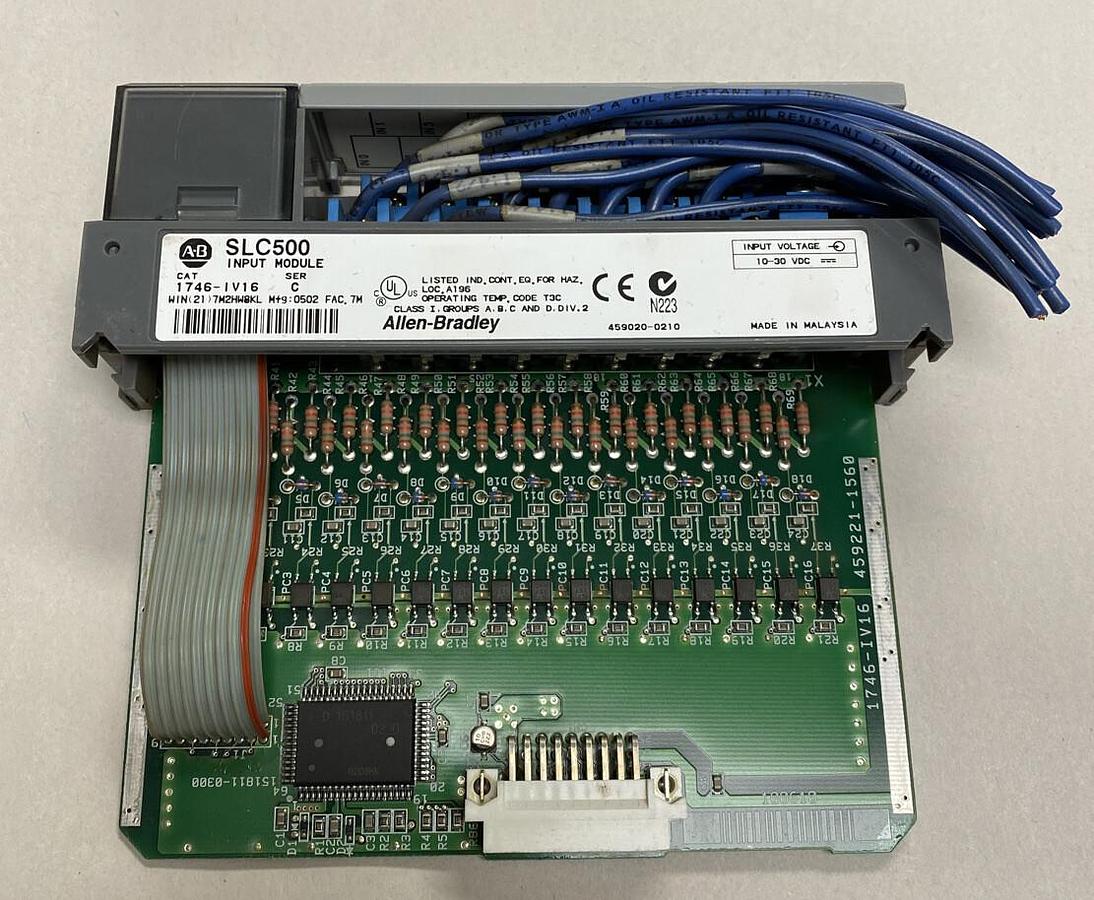 Used Allen-Bradley,1746-IV16,Series C SLC500 Input Module