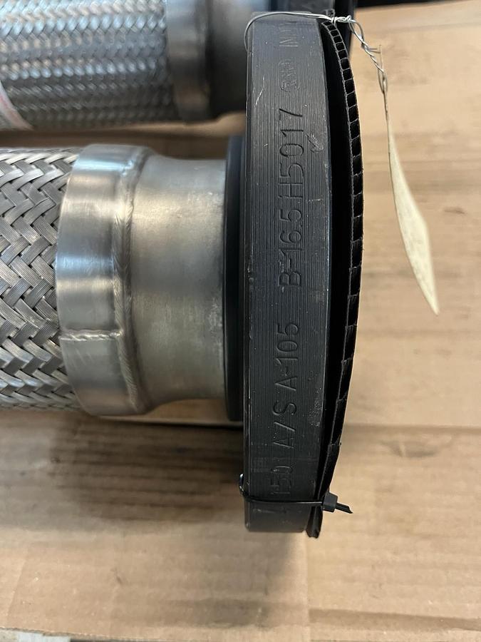 HM HOSE MASTER,4"X18",FLEXIBLE METAL HOSE WITH FLANGES