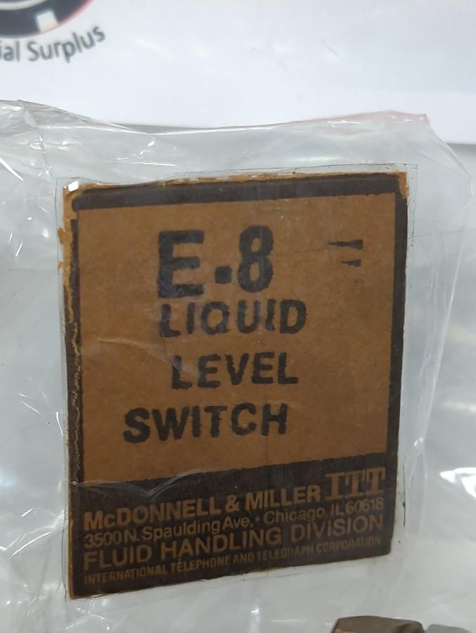 MCDONNELL & MILLER,E-8,LIQUID LEVEL SWITCH NOS