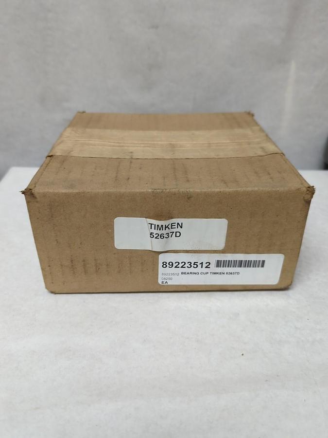TIMKEN,52637D,DOUBLE ROLLER BEARING CUP IN SEALED BOX