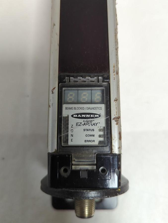 Used BANNER,EA5R300NIXMODQ/EA5E300Q,A-GAGE EZ-ARRAY LIGHT CURTAIN SET PRE-OWNED