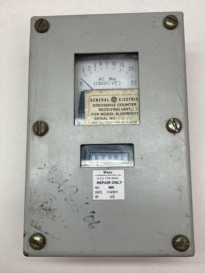 Used General Electric,9L26FBE011,Discharge Counter Receiving Unit