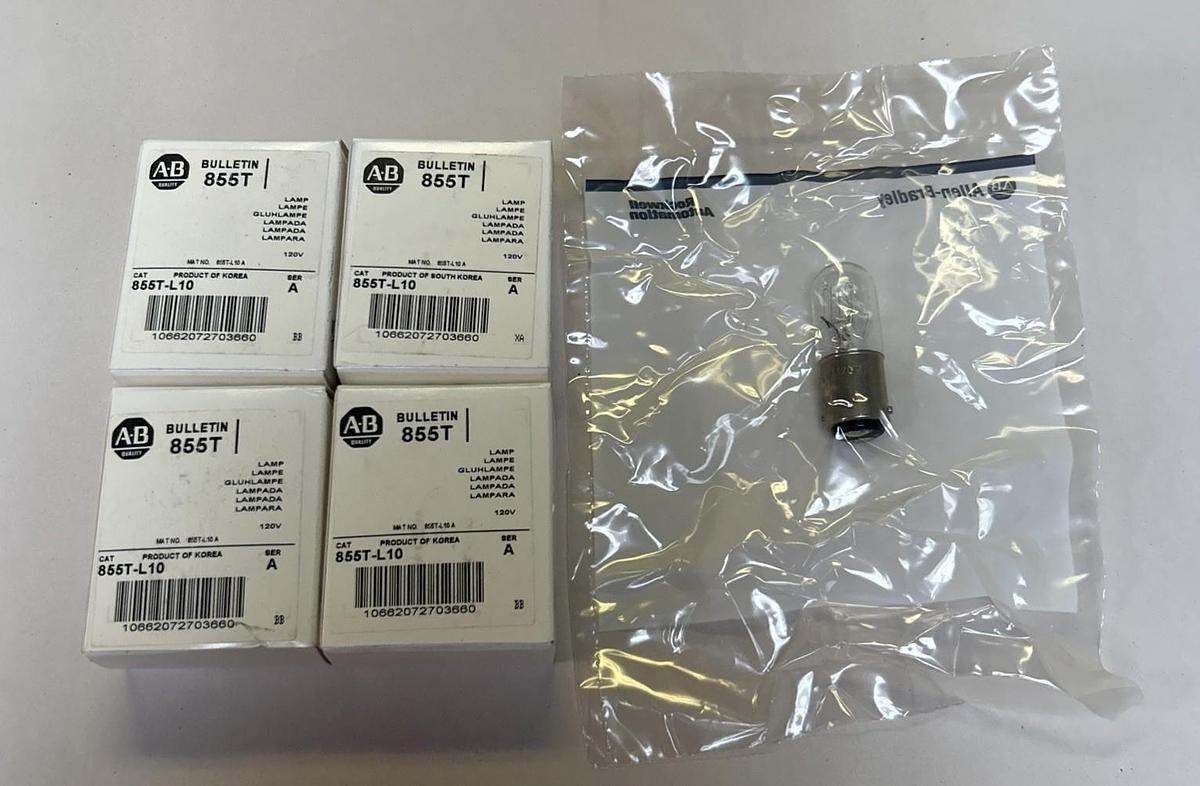 ALLEN BRADLEY,855T-L10,LAMP LOT OF 4 NOS
