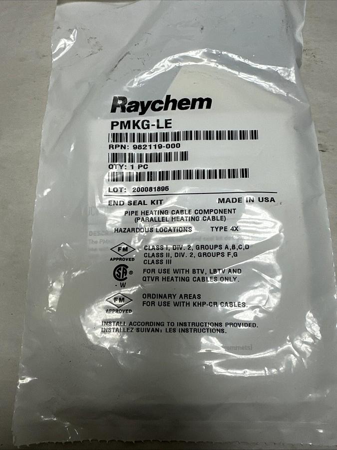 Used Raychem,PMKG-LE,End Seal Kit