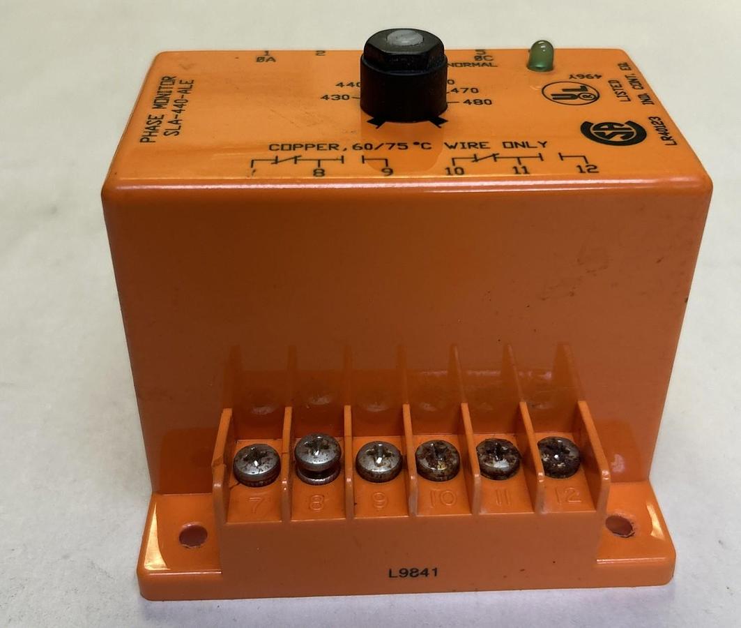 Used DIVERSIFIED ELECTRONICS,SLA-440-ALE,PHASE MONITORING/RELAY