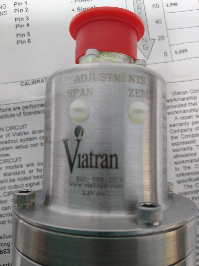 Used Viatran,2186AZG,Pressure Transducer NOS