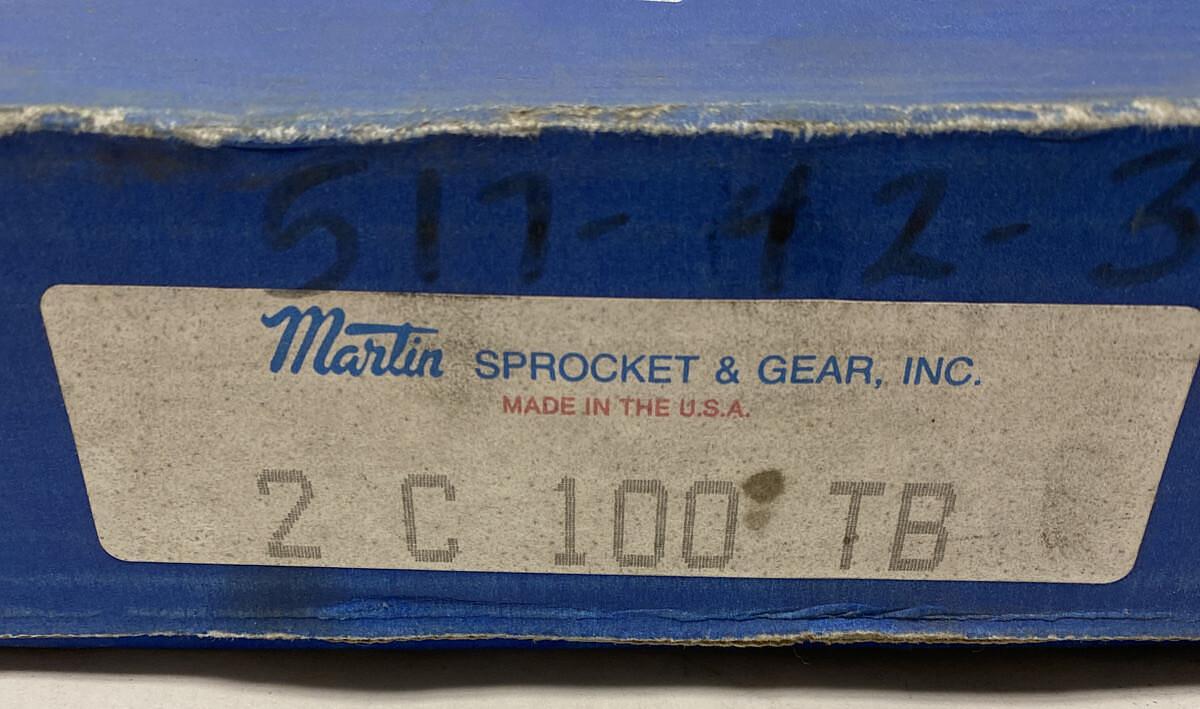 Martin,2 C 100 TB,BUSHED SHEAVE PULLEY  NOS