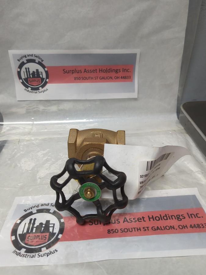 HAMMOND,IB413T-1-1/4,GLOBE VALVE 1-1/4 INCH 150 PSI NOS
