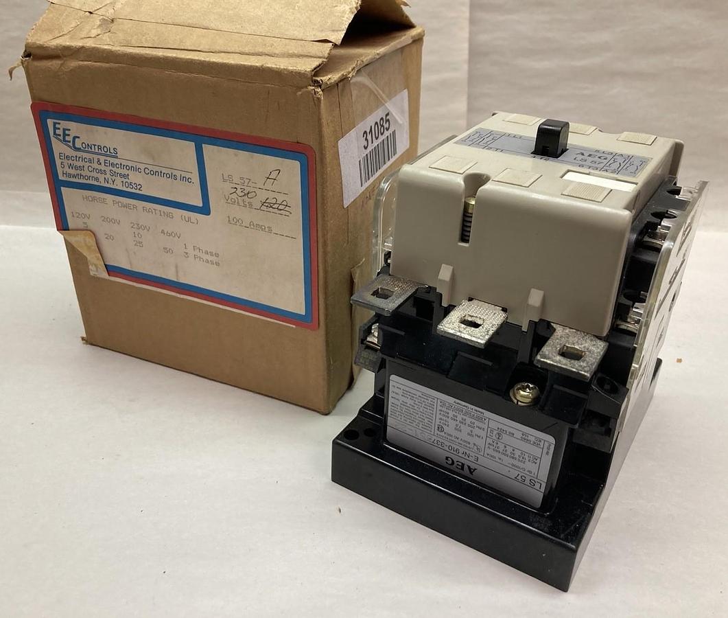 AEG,E-Nr910-337-351-22,Contactor LS 57 100A 600Vac