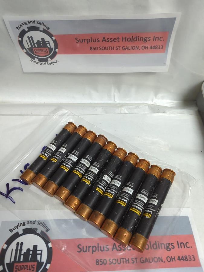 Used COOPER BUSSMANN,KWS-R-15,LIMITRON 15 AMP FUSE LOT OF 10 PRE-OWNED