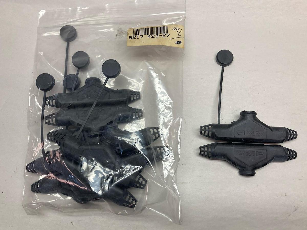 Used BNC,5217 423-27,Connector Dust Caps LOT OF 6