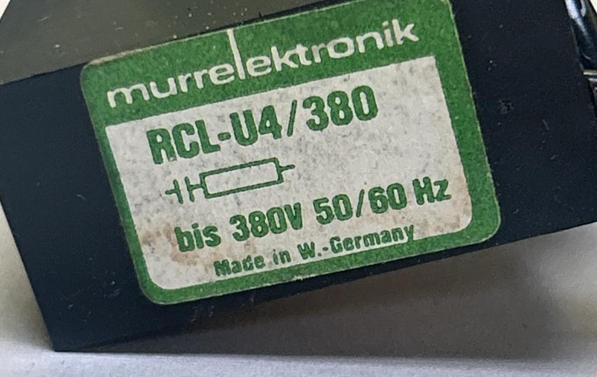 MURR ELEKTRONIK,RCL-U4/380,SURGE SUPPRESSOR 380V NOS