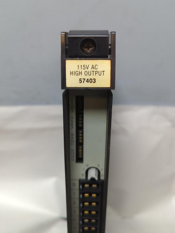 Used RELIANCE ELECTRIC,57403-D,HIGH OUTPUT CONTROL SYSTEM MODULE CARD 115 VDC