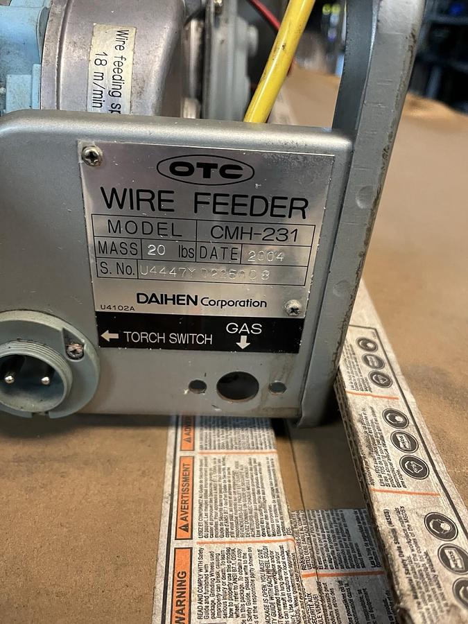 Used DAIHEN,CMH-231,WIRE FEEDER