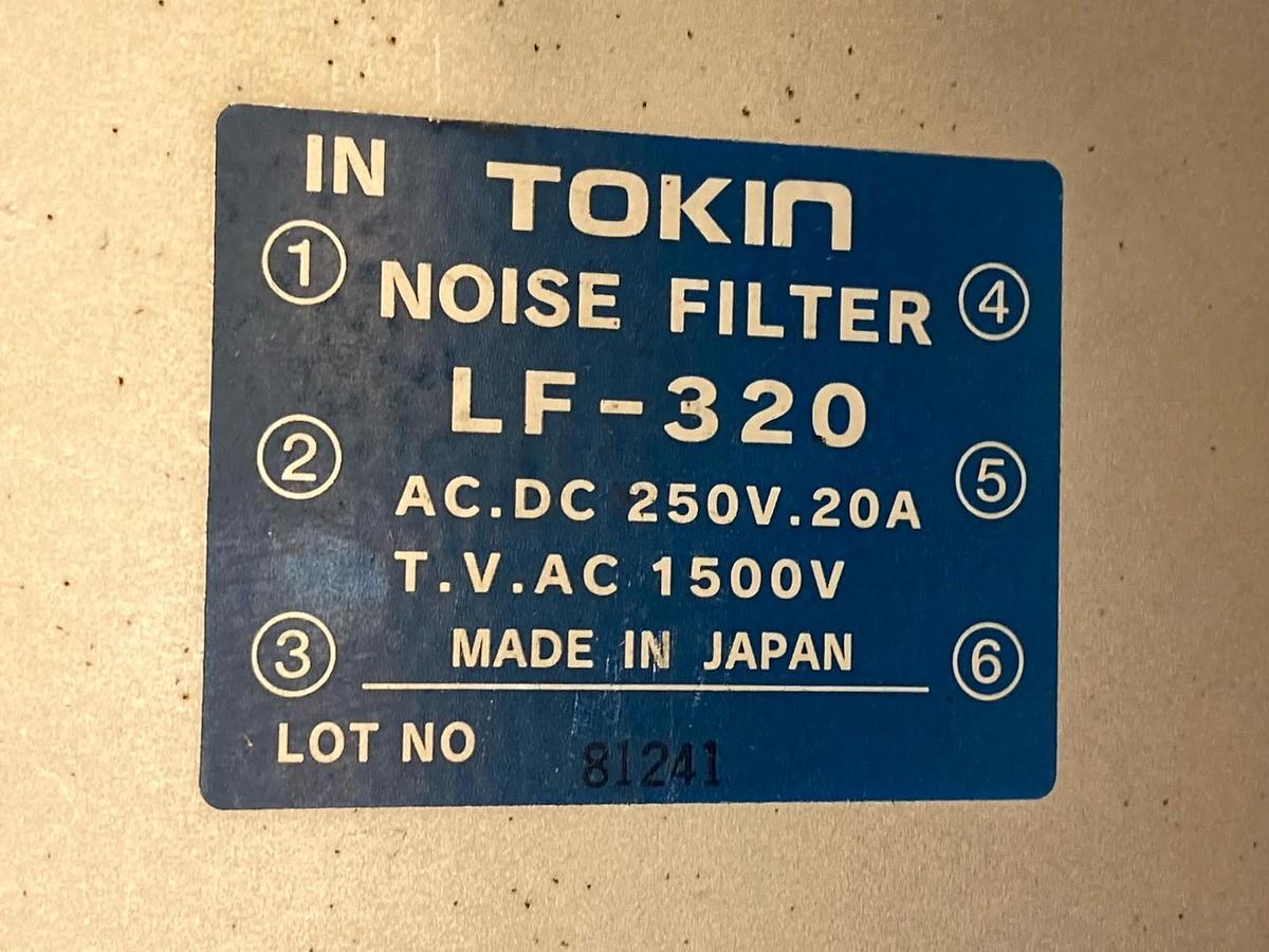 Tokin,LF-320,Noise Filter 250V 20A 1500V