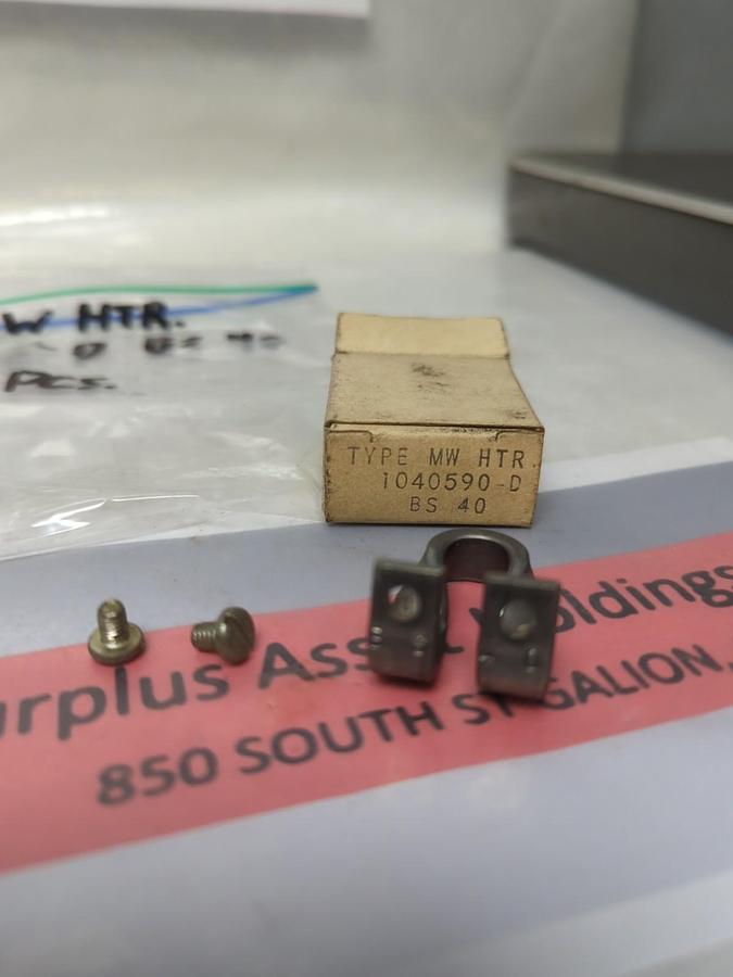 WESTINGHOUSE,1040590-D BS-40,TYPE MW OVERLOAD HEATER ELEMENT LOT OF 2 NOS