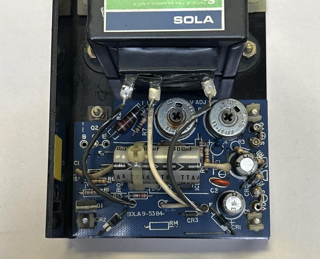 Used SOLA ELECTRIC,83-81-2225,POWER SUPPLY
