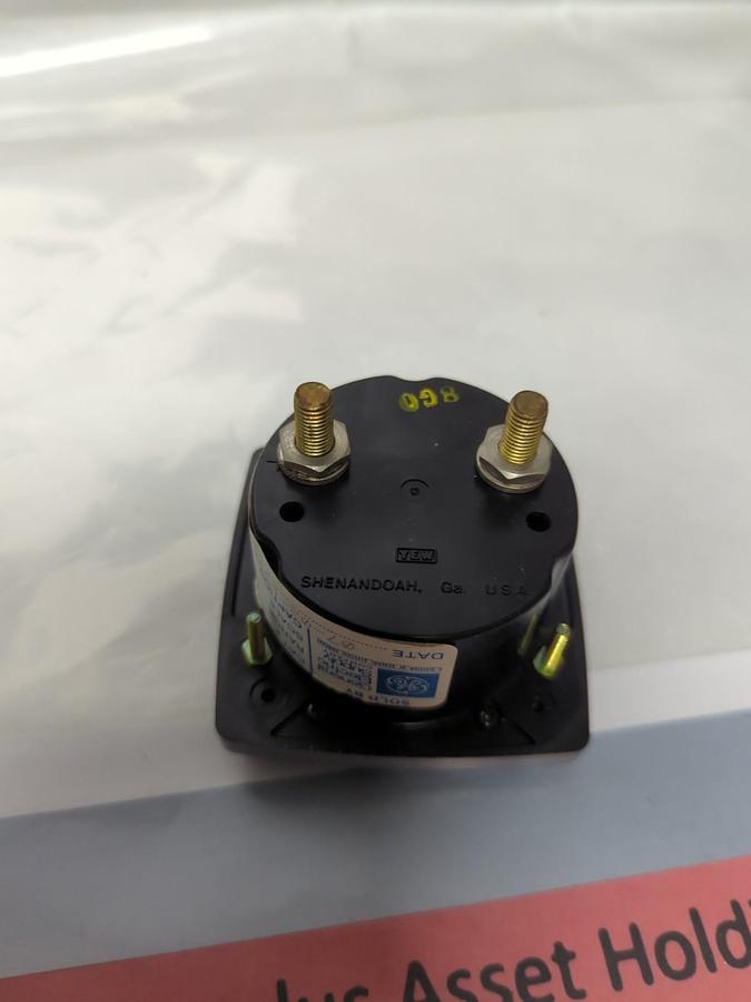 GE,MODEL 152,PANEL METER 100-0-100 D-C AMPERES MISSING BOX NOS