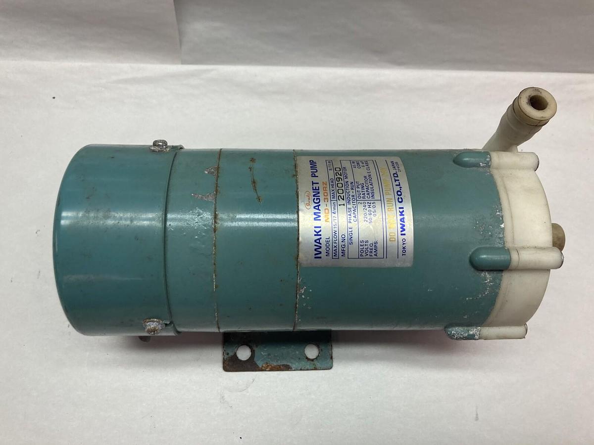 Used Iwaki,MD-30RZ,Single Phase Magnet Pump 220/240V 50/60Hz