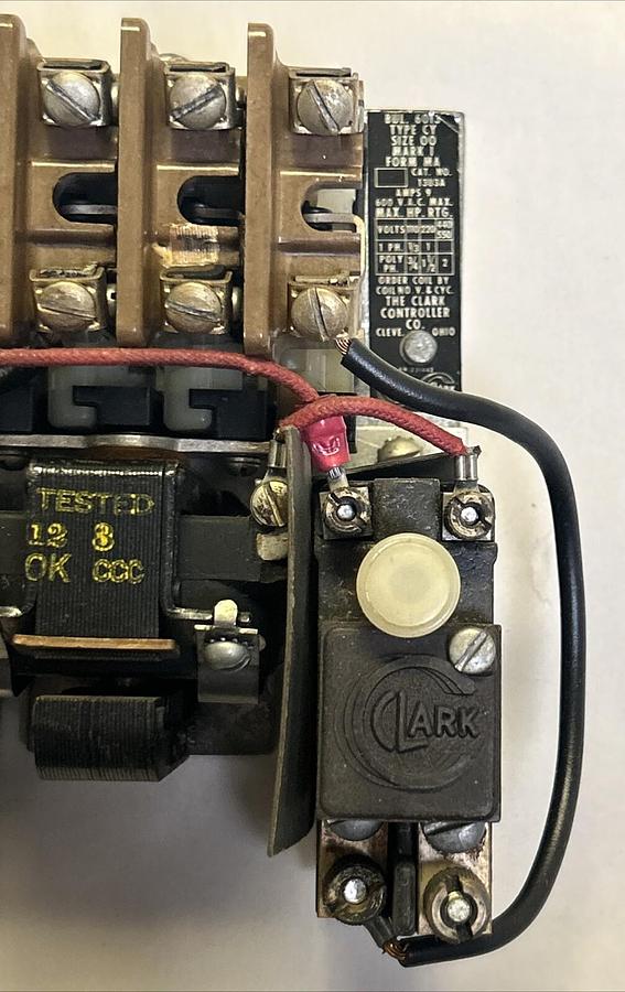 Used CLARK,13U3A,MOTOR STARTER SIZE 00