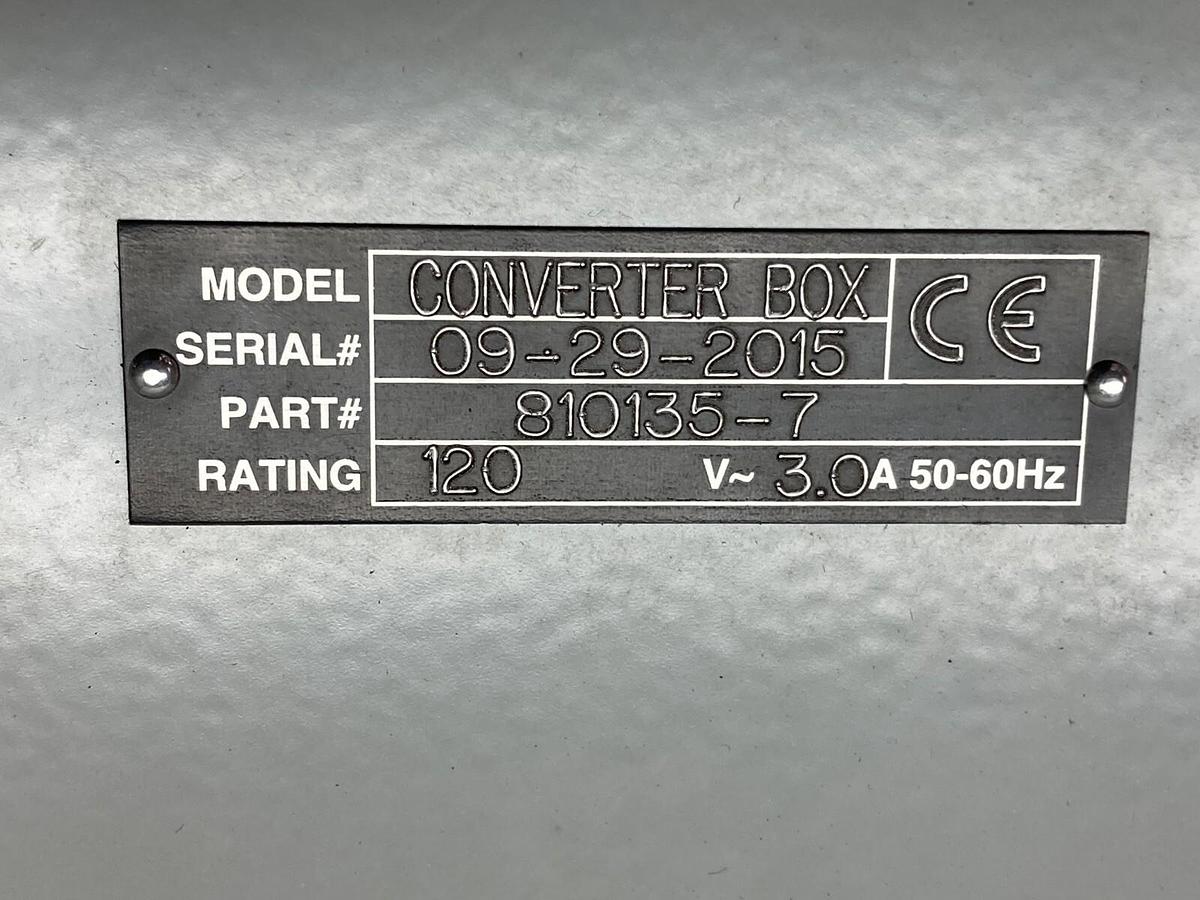 Unbranded,810135-7,Converter Box 120V 3.0A 50-60Hz