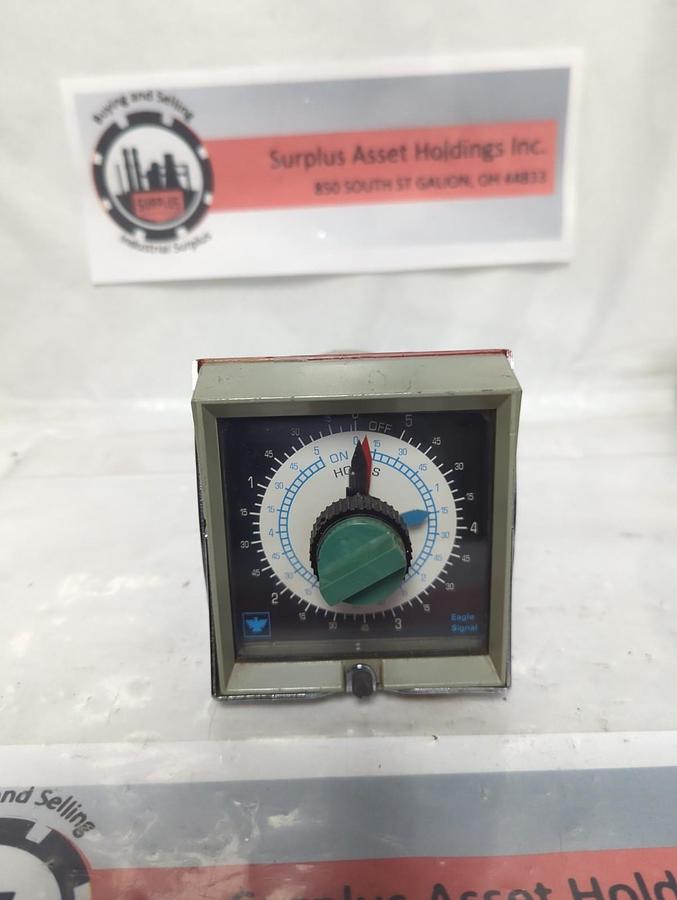 Used EAGLE SIGNAL,HG108A6,FLEXOPULSE 5-HOUR REPEAT TIMER PRE-OWNED