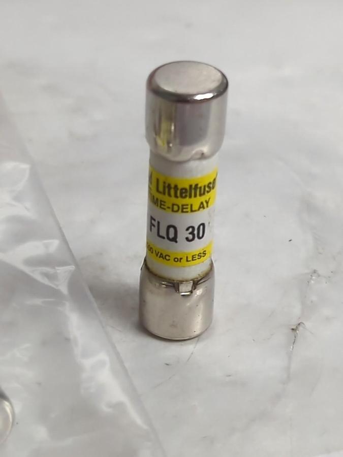 LITTELFUSE,FLQ-30,TIME-DELAY 30 AMP FUSE LOT OF 6 NOS