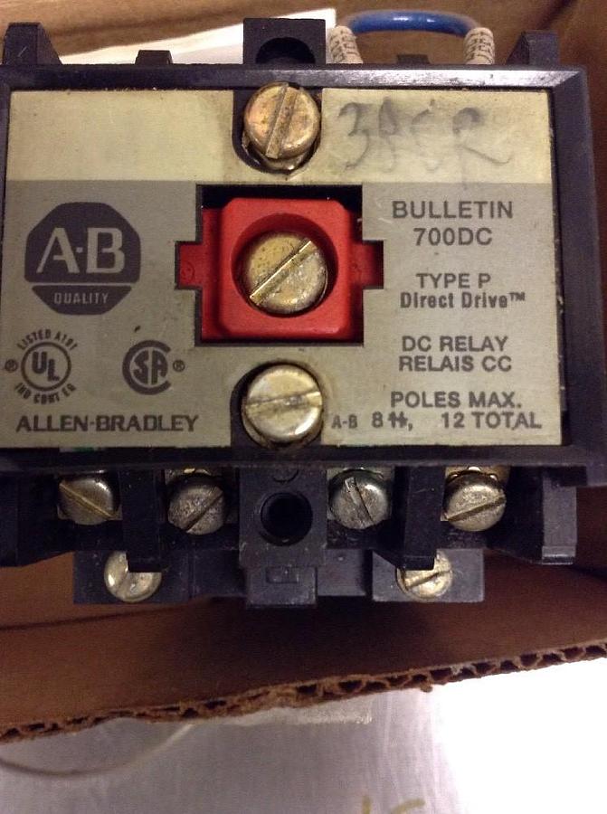 Used Allen-Bradley,700DC-P400Z24,Type P Control Relay