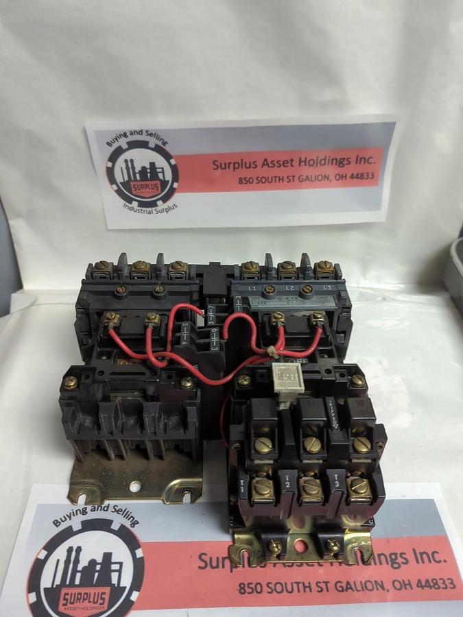 Used ALLEN BRADLEY,505-BOD,REVERSING MOTOR STARTER SIZE 1 SER C PRE-OWNED