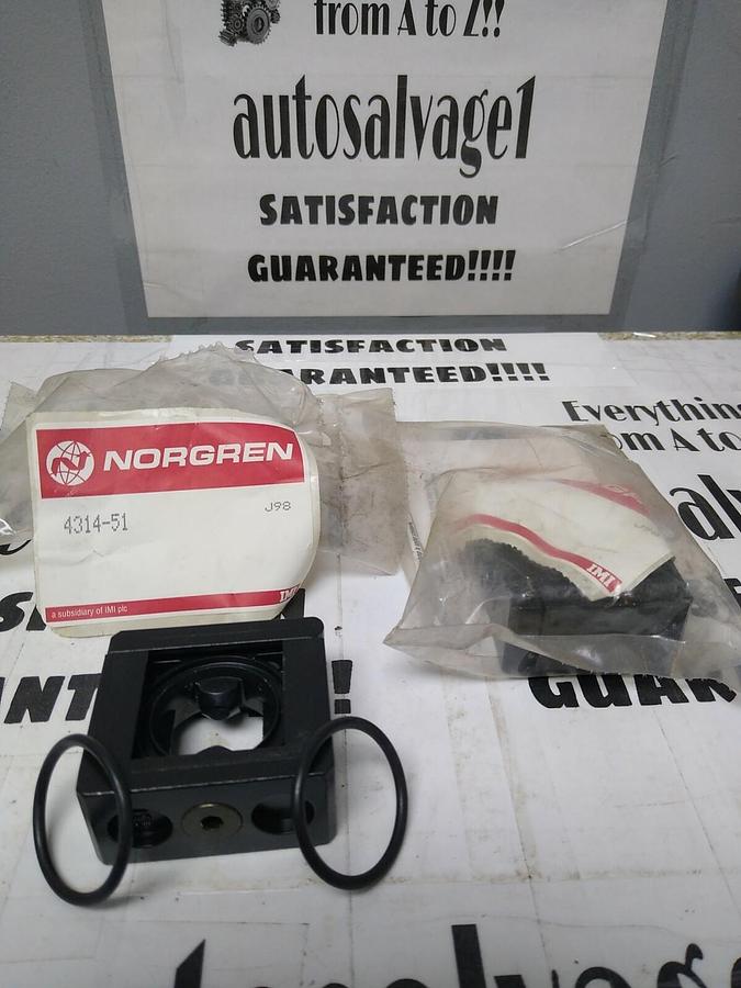 Used Norgren,4314-51,Quick Clamp Connector Kit Lot of 2 NOS