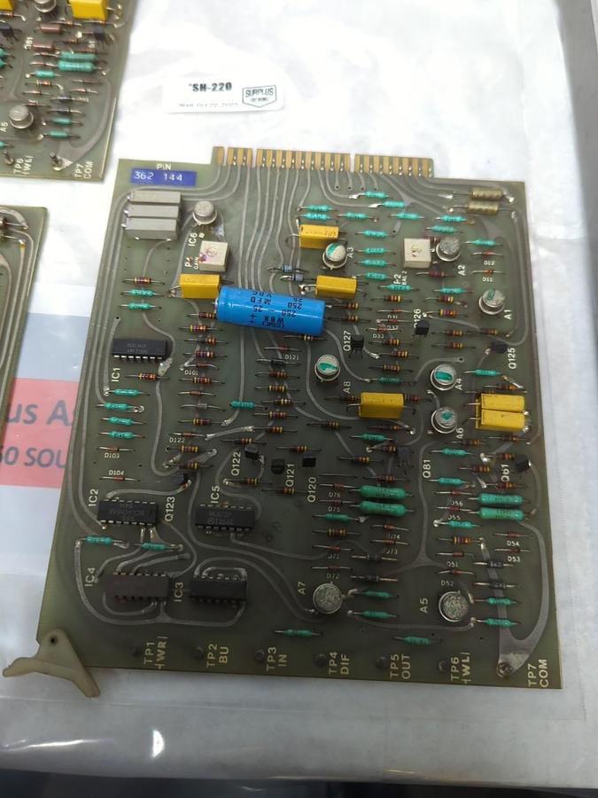 Used CIRCUIT BOARD,362-144,CIRCUIT BOARD LOT OF 3 PRE-OWNED