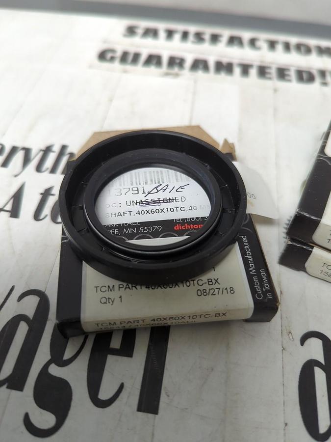 TCM DICHTOMATIK,40X60X10TC-BX,OIL SEALS 40MM X 60MM LOT OF 3 NOS