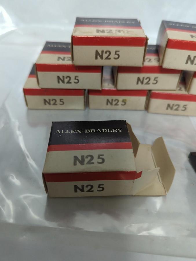 ALLEN BRADLEY,N25,THERMAL OVERLOAD HEATER ELEMENT LOT OF 13 NOS