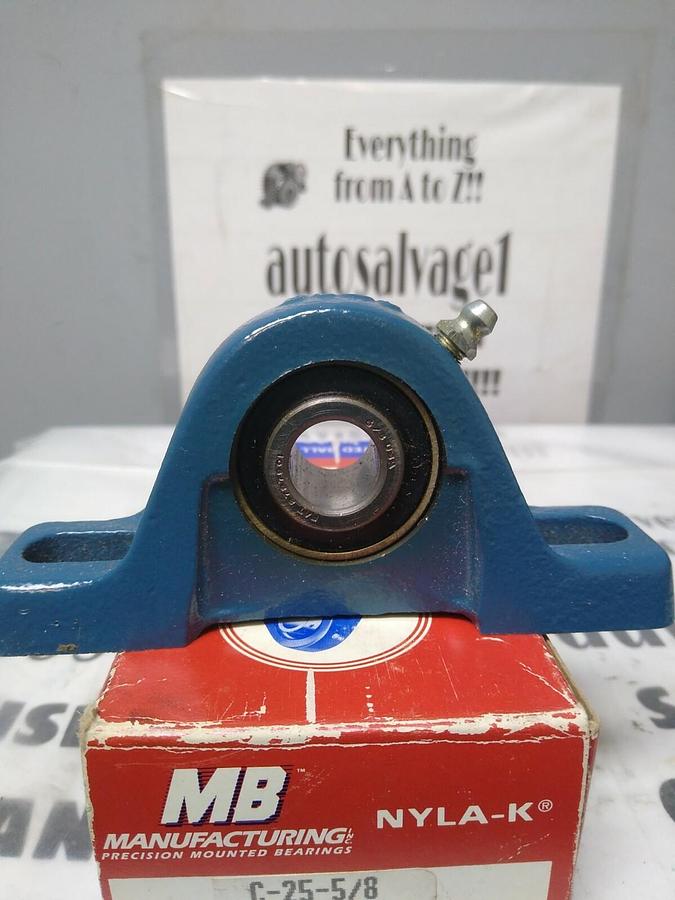 MB MANUFACTURING,C-25-5/8,PILLOW BLOCK BEARING 5/8 INCH BORE NOS
