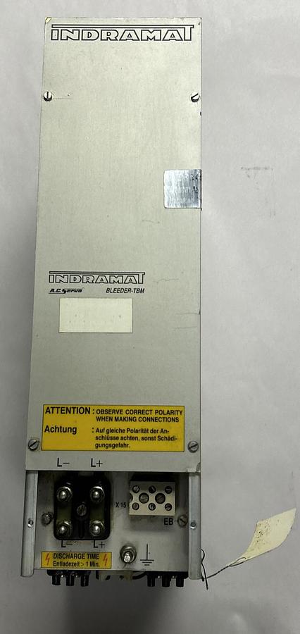 Used INDRAMAT,TBM-1.1-020-W1-220,AC SERVO BLEEDER DRIVE 220V
