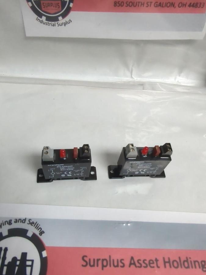 Used CRYDON,DR-0AC,SOLID STATE OVERLOAD RELAY LOT OF 2 PRE-OWNED