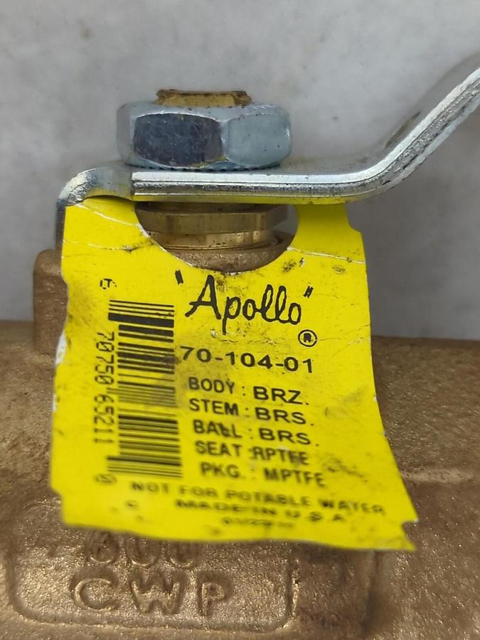 APOLLO,70-104-01,BALL VALVE 3/4 INCH NOS