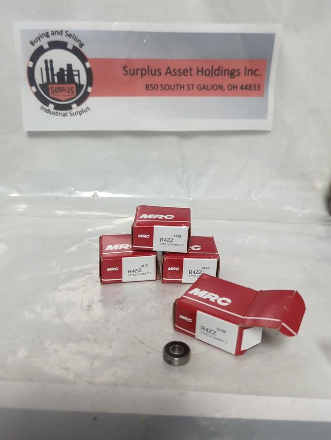MRC,R4ZZ,BALL BEARING LOT OF 4 NOS