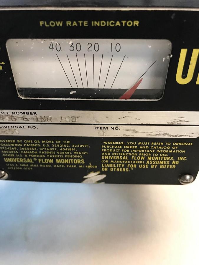 UFM,WB40G-6-1NR-10D,Flow Monitor